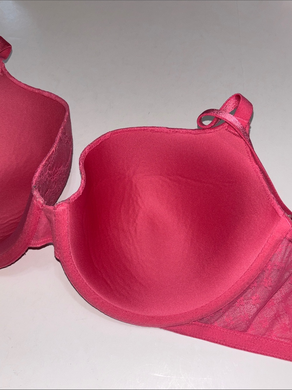 Victoria’s Secret Lined Demi Bra 38D Coral Pink - Picture 12 of 16